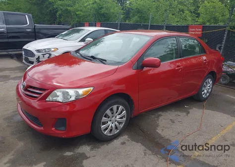 2013 Toyota Corolla Le from USA, damaged, VIN 5YFBU4EE7DP082801